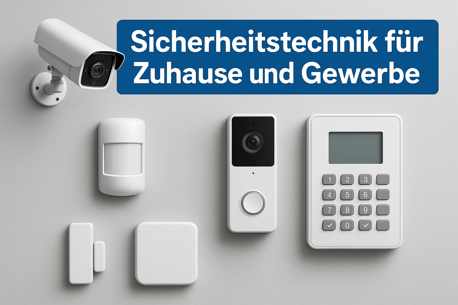 Sicherheitstechnik für Zuhause und Gewerbe